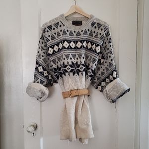 Vintage Savile Row Nordic Holiday Sweater